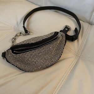 Alexander wang attica rhinestone mini fanny pack